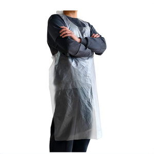 Tablier en plastique grand format imperméable Huamaohengchun (200 unités) 28" x 48" pour la peinture, la cuisine, les travaux ménagers, la cuisson, le barbecue - Product Image 1