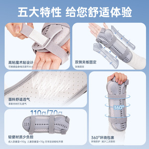 Soporte de Muñeca, Férula para Muñeca, Correa de Inmovilización para Articulación de Muñeca Derecha para Adultos, Cinturón de Fijación para Fracturas y Esguinces - Product Image 5