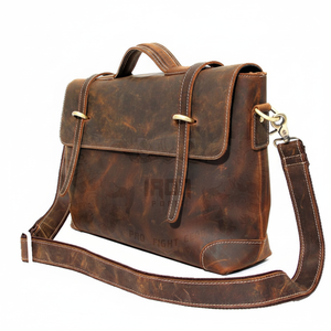 Mallette en cuir classique fabriquée avec des matériaux de qualité supérieure pour des impressions durables et mallette en cuir - Product Image 1