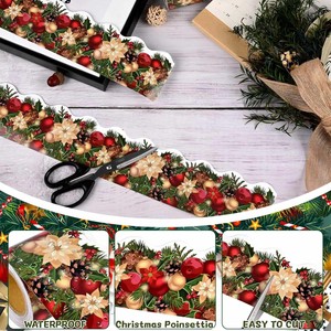 Christmas Festive <strong>Decorative</strong> Border Trim <strong>Classroom</strong> Border Trim <strong>Decorations</strong> <strong>Themed</strong> Border Sticker for Photo Wall Bullet Boards - Product Image 3