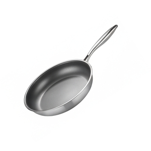Sartén con Revestimiento <span class=keywords><strong>de</strong></span> <span class=keywords><strong>Titanio</strong></span>, Sartén <span class=keywords><strong>de</strong></span> Cocina <span class=keywords><strong>de</strong></span> Acero Inoxidable <span class=keywords><strong>de</strong></span> Triple Capa, Sartén para Restaurante, Cocina <span class=keywords><strong>de</strong></span> Inducción, Cocina <span class=keywords><strong>de</strong></span> Gas, Uso Doméstico y Hotelero - Product Image 3