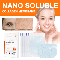Soins de la peau du visage de marque propre, collagène hydrosoluble, patch en nanofibres hydrolysées, collagène hydrolysé anti-rides