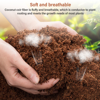 Bloc de tourbe de coco naturel pour les plantes