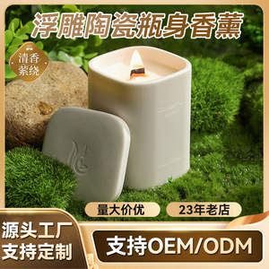 Canderful Ceramic Scented Candle 180g Floral Plant Fragrance Minimalist Decorative Gift - Product Image 5