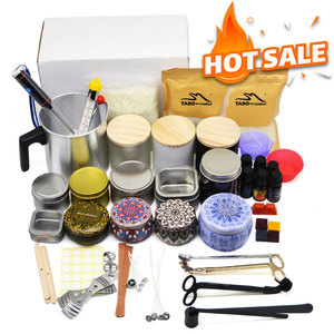 Cire d'abeille naturelle cire de soja parfum bougie moule luxe bricolage bougie parfumée faisant <span class=keywords><strong>des</strong></span> accessoires <span class=keywords><strong>Kit</strong></span> fournitures outils ensemble - Product Image 4