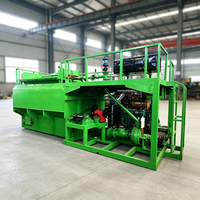 Machine avancée d'hydrosemeurage de sols et d'herbes avec fonction de mélange de deux matériaux pour la restauration écologique