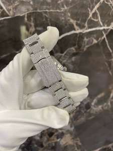 Reloj de Hip-hop de Alta Calidad con Moissanita, Reloj de Lujo para Hombre con Diamantes Completos, Estilo VVS Brillante - Product Image 2