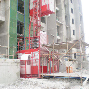 Harga Murah Lift Konstruksi Kerekan Sc200/200 Sangkar Ganda Tiongkok - Product Image 5