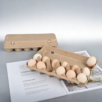 Scatola di Cartone Biodegradabile per Conservazione Alimenti con 12 Scomparti per Uova, Bestseller all'Ingrosso