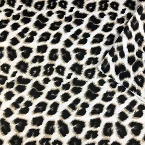 Vendita all'ingrosso animale palloncini corpo-Dry fit poliestere 73 spandex 27 sublimazione del leopardo del tessuto della stampa per il vestito del corpo