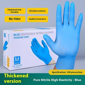 Одноразовые нитриловые перчатки средней толщины - Product Image 6