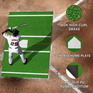 Factory Directly Softball Baseball Pitching Pad Antifade Antislip Pitch Baseball Batting Practice Mat