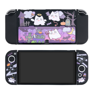 Étui de protection en Silicone pour Nintendo Switch, coque fendue pour Console de jeu Oled - Product Image 1