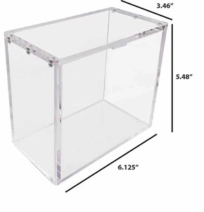 กล่องอะคริลิคใสป้องกันรังสียูวีสำหรับโชว์สินค้า พร้อมฝาปิดแม่เหล็ก - Product Image 2