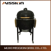 Grand gril Kamado en céramique Barbecue de jardin Barbecue à charbon de bois Grill Kamado portable 13 15 19 22 24 26 29 pouces Grill à oeufs d'extérieur