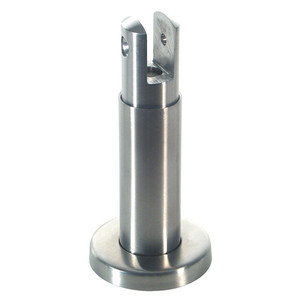 Pied télescopique 20-30cm en acier inoxydable pour armoire, pour panneau de 13mm. - Product Image 1