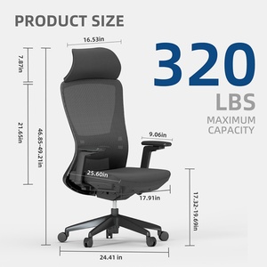 Ergonomic Office Furniture Set Modern Executive <b>Desk</b> Swivel Chair Anji Genuine Leather Wood Mesh Chair Low Price Home Furniture - Product Image 4