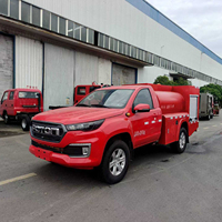 Nouveau camion de pompiers tout-terrain diesel de secours avec une hauteur de travail de 35 m