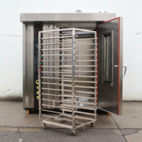 Horno Rotatorio de Aire Caliente para Panadería, Línea de Producción de Pan, Pasteles y Croissants, También Utilizado para Asar Lechones Asados