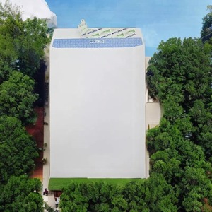 Enveloppe de poche blanche certifiée PEFC format C5 6x9 imprimée sur mesure avec joint pelable pour l'image de marque - Product Image 1