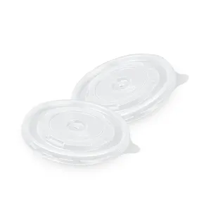 Wholesale 390cc PP Lid for Paper Bowl 100mm with Microwaveable Design Maintaining Hygiene and Reducing The Risk of Spills