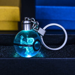 Chất Lượng Cao Tùy Chỉnh 3D LED Poke Bóng <span class=keywords><strong>Keychain</strong></span> Bền Thủy Tinh Pha Lê Hợp Kim Với Laser Khắc Hình Trẻ Em Của Đồ Chơi Quà Tặng - Product Image 4