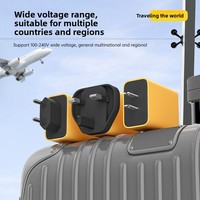 Chargeur multi-ports 12W PD/QC3.0 en gros avec double USB + double Type-C, adaptateur de charge rapide pour normes EU/US/UK