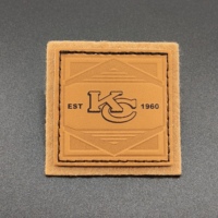 Écussons personnalisés en cuir véritable, rectangulaires, pressés à chaud, écologiques, pour vestes en jean, étiquettes à coudre sur vêtements, vente en gros OEM