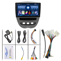 Autoestéreo BQCC de 10" con Android 13, Pantalla IPS, CarPlay, Octa Core, RDS, ASP, DSP, 4G, WIFI y GPS para Peugeot 107, Toyota Aygo, Citroen C1 de 2005 a 2014