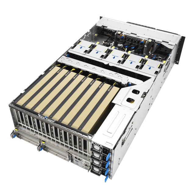 AI Supercomputing Server ESC8000A-E13P 8*NVME AMD EPYC 9005/9004 Dual-processor 4U Rack 24*DDR5 3-Year Warranty Barebone Stock