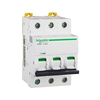 Disjoncteur miniature Schneider IC65N 3P C3A A9F18303 pour la protection de la distribution d'énergie industrielle
