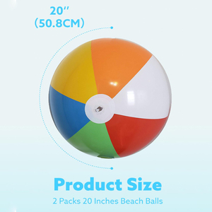 Pelota de playa personalizada de Color arcoíris con logotipo <span class=keywords><strong>Pro</strong></span> Juego de voleibol de playa inflable para exteriores Piscina infantil para juguetes - Product Image 3