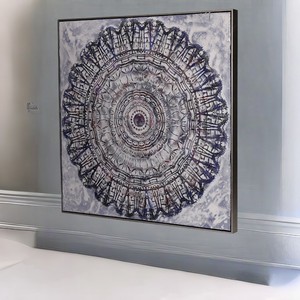 ウォールアート絵画キャンバスウォールアートウォールアート黒と白の額入りアートワーク風景写真 - Product Image 1