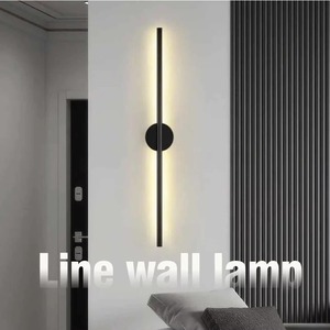Lámpara de Pared Exterior Moderna, Estilo Lineal, Luz Blanca Cálida, Aplique de Jardín, Lámpara LED Larga para Pared - Product Image 4
