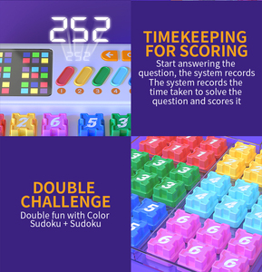 Giáo dục mầm non toán học dạy học đồ chơi <span class=keywords><strong>sudoku</strong></span> cho trẻ em thông minh <span class=keywords><strong>Sudoku</strong></span> mật khẩu đồ chơi tư duy mới đào tạo trí thông minh - Product Image 3