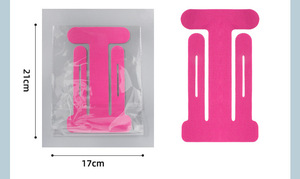 Nastro Kinesiologico in Cotone Pre-Tagliato HLK, Impermeabile, Elastico, Adesivo, Pronto all'Uso, per Sollievo dal Dolore, Nastro Forte per Sport - Product Image 3