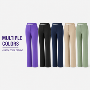 <span class=keywords><strong>Pantaloni</strong></span> da Golf Personalizzati da <span class=keywords><strong>Donna</strong></span> con Bottone Singolo, Asciugatura Rapida, Elasticizzati, con Rifinitura in Vita per Allenamento Quotidiano - Product Image 6