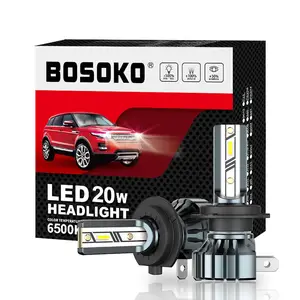 Bosoko Guangzhou Fabricantes Venta al por mayor 9005 HB3 9006 HB4 H4 Faros LED 50000 Lúmenes