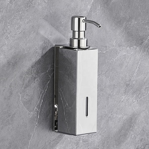 Support mural personnalisé pour distributeur de gel douche, shampoing, après-shampoing et <span class=keywords><strong>savon</strong></span> liquide avec fenêtre visible pour hôtels - Product Image 4
