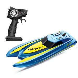 2.4g plastic double hull toy racing boat remote control high speed