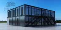 DYCE Logements modulaires préfabriqués en kit pour villas, hôtels, dortoirs de travailleurs, bureaux modulaires, ateliers modernes