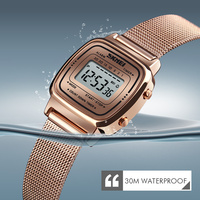 Jam Tangan Digital Wanita SKMEI 1901 Desain Sederhana Minimalis Kecil untuk Wanita, Jam Tangan Wanita Elegan