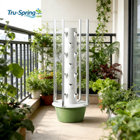 Système de jardinage hydroponique vertical à 7 étages avec éclairage LED pour la culture en intérieur, kit de culture aéroponique pour légumes, fruits, laitues