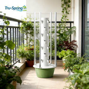 Sistema de Jardín Vertical Hidropónico de 7 Niveles <span class=keywords><strong>con</strong></span> Luces LED de <span class=keywords><strong>Cultivo</strong></span>, Kit de <span class=keywords><strong>Cultivo</strong></span> Aeropónico <span class=keywords><strong>Interior</strong></span> para Verduras, Frutas y Lechuga - Product Image 1