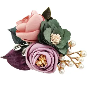 DIY fabric flowers women's clothing accessories brooch fashion atmosphere wedding supplies corsages