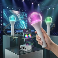 Venta al por Mayor de Barras de Luz LED DMX Personalizadas, Barras Luminosas Giratorias con 20 LED RGB Súper Brillantes, Batería AAA, Control Remoto RF, para Conciertos y Eventos