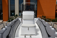 Certifié CE OEM ODM 5.8m Ponton gonflable à commande frontale Petit bateau de pêche de loisirs Bateau RIB avec moteur hors-bord