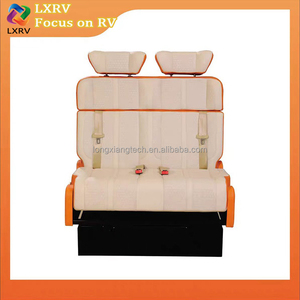 Ghế sofa giường đa chức năng, tùy chỉnh, sang trọng, độ chế ghế xe sang trọng cho xe cắm trại, xe RV, nội thất xe MPV - Product Image 5