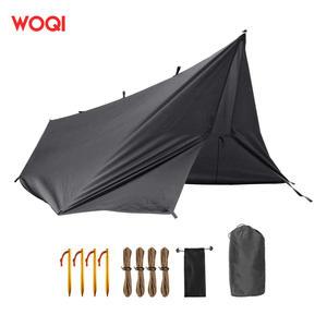 Bâche de protection extérieure Woqi 126x118 pouces en tissu polyester imperméable pour le camping et la randonnée - Product Image 2