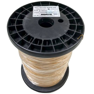 Tùy chỉnh mẫu miễn phí ba cách điện 0.15mm-1.0mm lớp B 130 lớp F 155 dây cho máy biến áp điện tần số cao - Product Image 1